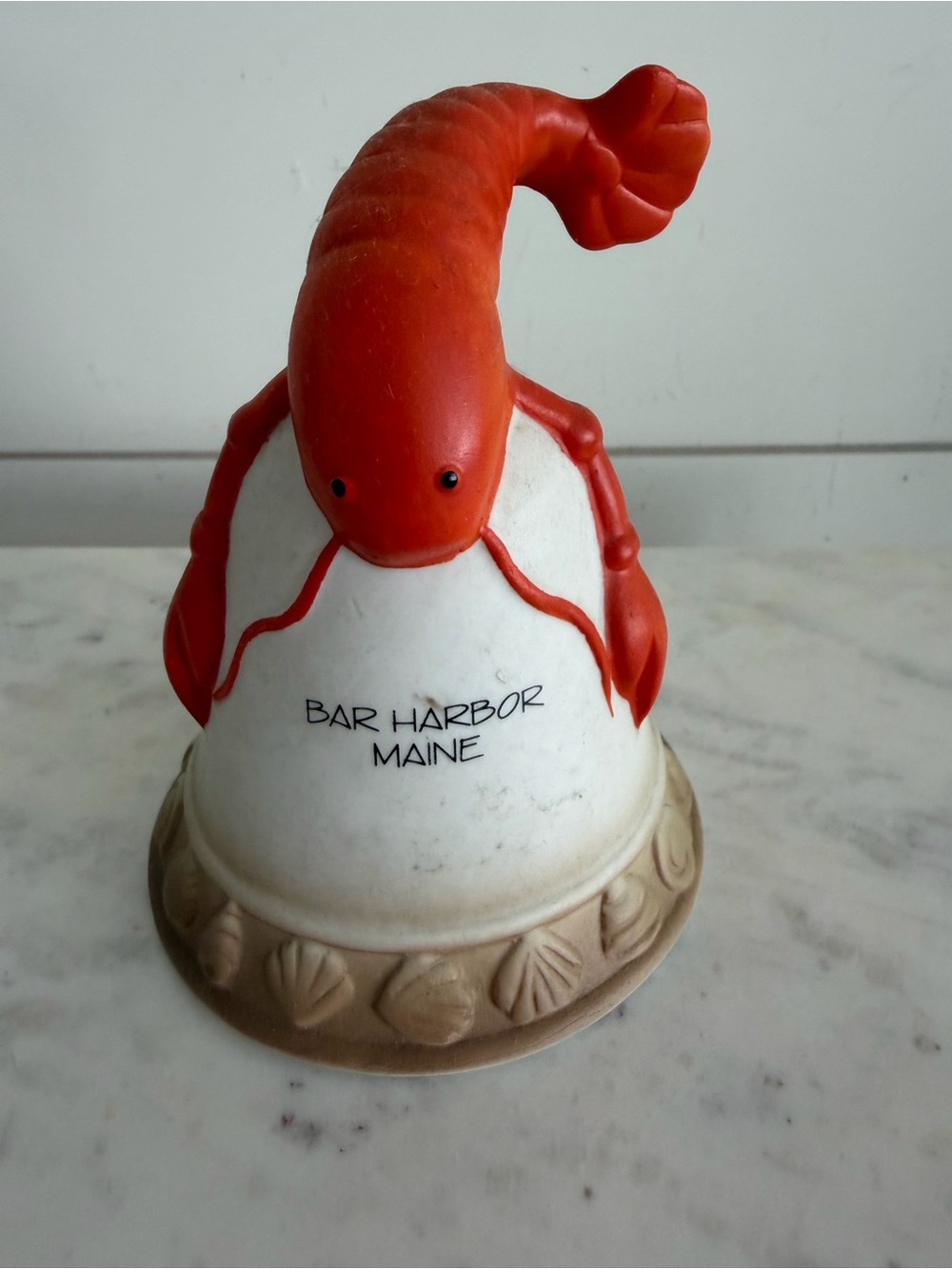 Bar Harbor Maine Lobster Shell Souvenir Bell